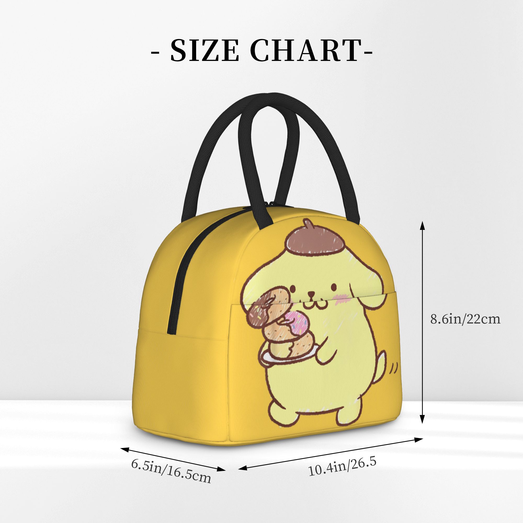 Pompompurin Donuts Insulated L - Tote Bag Sublimation ulasan dan harga