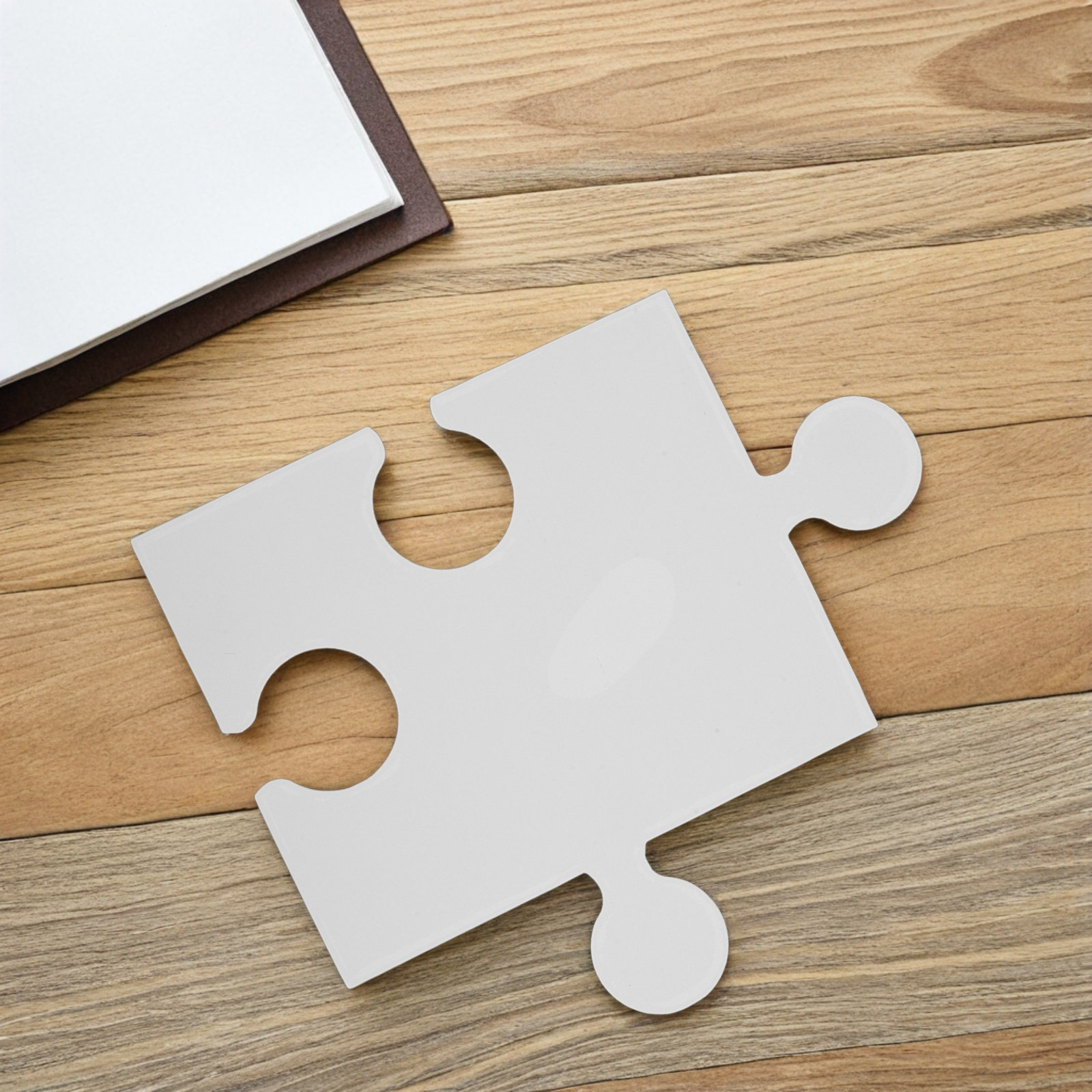 60Pcs Large White Blank Puzzle - Puzzle Blank White ulasan dan harga