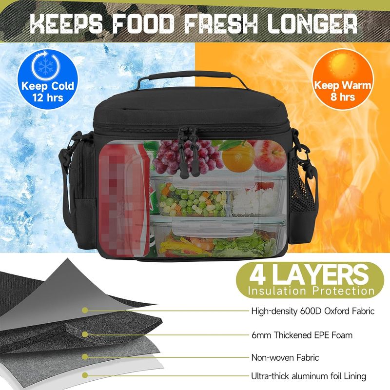 Tactical Style Insulated Lunch - Tote Bag Sublimation ulasan dan harga
