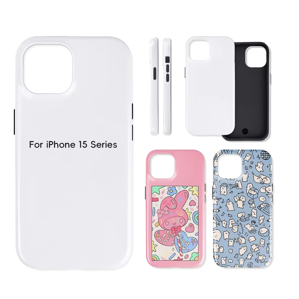 5 pcs 2 in 1 3D Sublimation Fi - Phone Case Blank Print ulasan dan harga