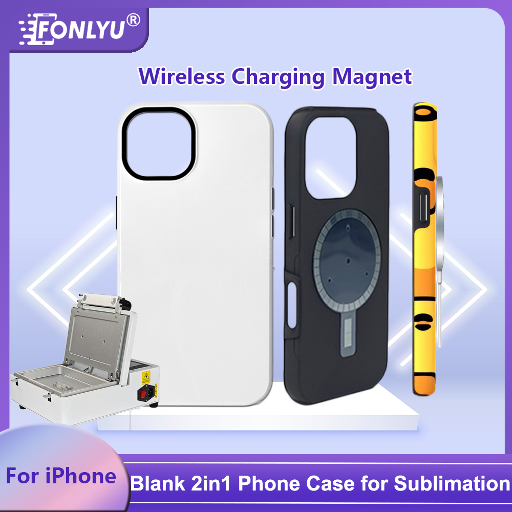 FONLYU 5PC Blank Magentic 2 in - Phone Case Blank Print ulasan dan harga