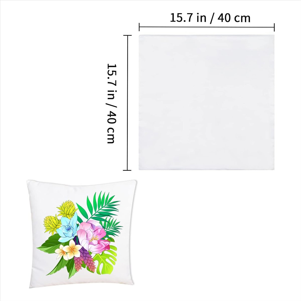 ABZT 15 Pcs Sublimation Blanks - Pillow Cover Sublimation ulasan dan harga
