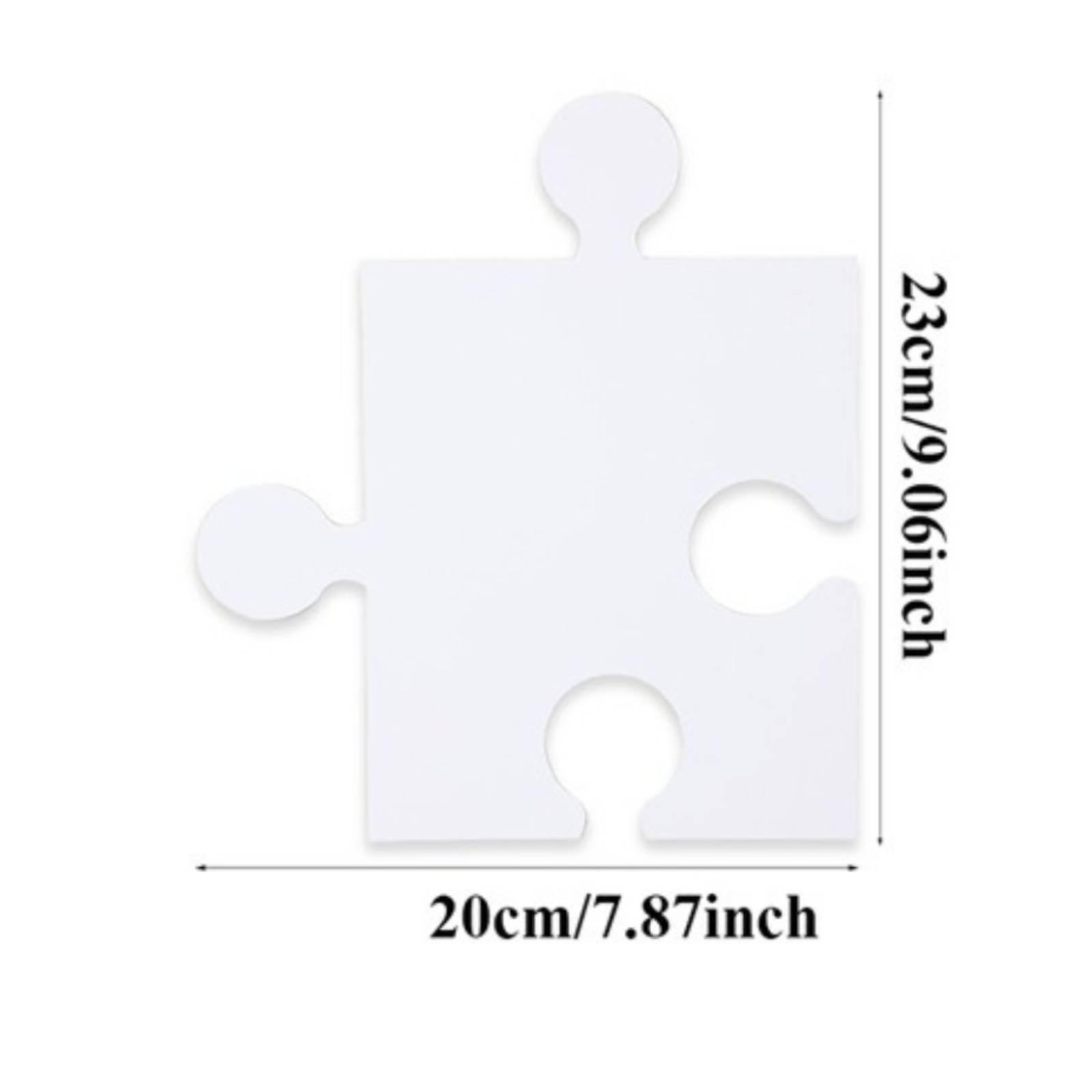 DIY Puzzle Cards Blank White C - Puzzle Blank White ulasan dan harga
